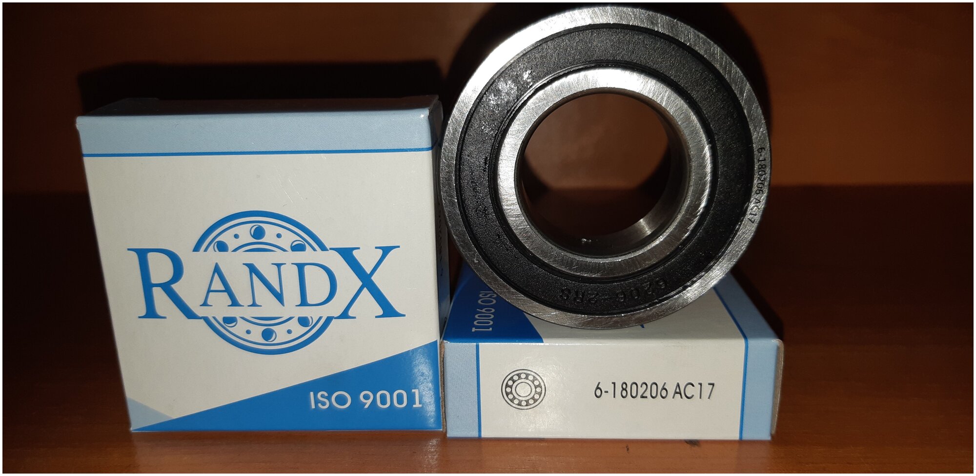 6-180206 АС17 (6206-2RS) (30x62x16) RandX