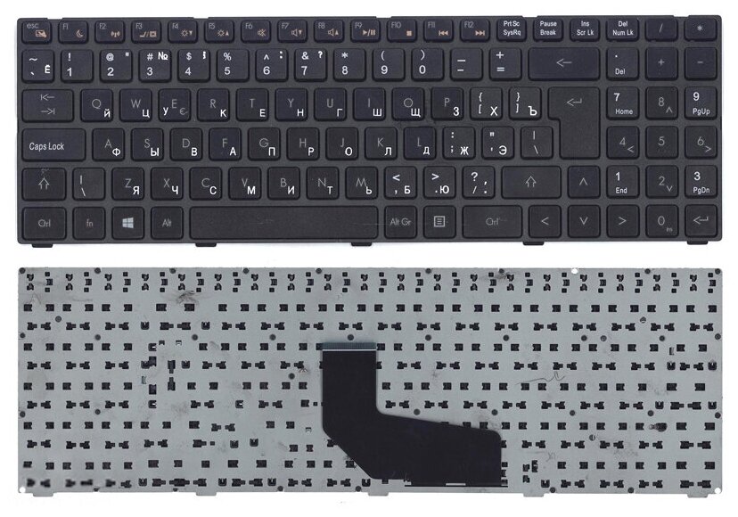 Клавиатура для ноутбука DNS 0155959 0158645 Quanta TWH K580S pn MP-09R63SU-920