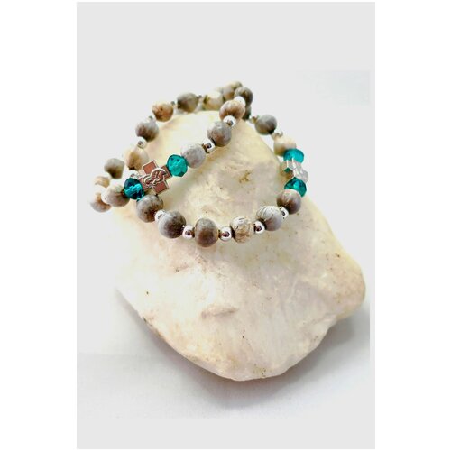 Четки-браслет «Слезы Богородицы» из твердых зерен с горы Афон 14-18 зерен