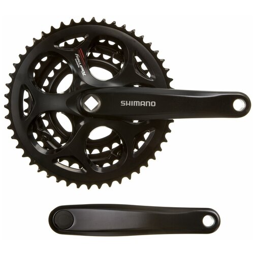 система шатунов shimano tourney fc tx801 170mm 48 38 28 Система шатунов SHIMANO Tourney A073 170 мм 50x39x30T