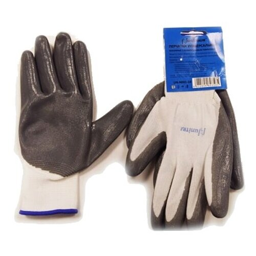 Перчатки универсальные (серо/белые), с полиуретановым покрытием. р-8