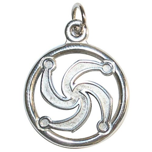 фото Славянский оберег (подвеска) "символ рода", 5 г. / размер: 20х22 мм / первый сувенирный заводъ