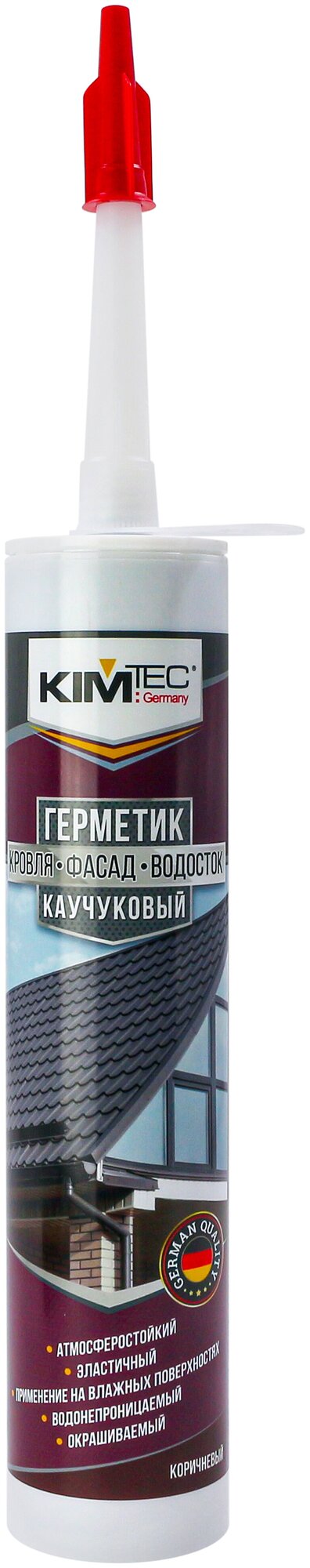 KIM TEC Kauchuk герметик каучуковый коричневый 310ml