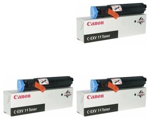 Canon Картриджи комплектом Canon C-EXV14 BK Toner 3 Pack 0384B006-3PK C-EXV 14 BK черный 24.9K