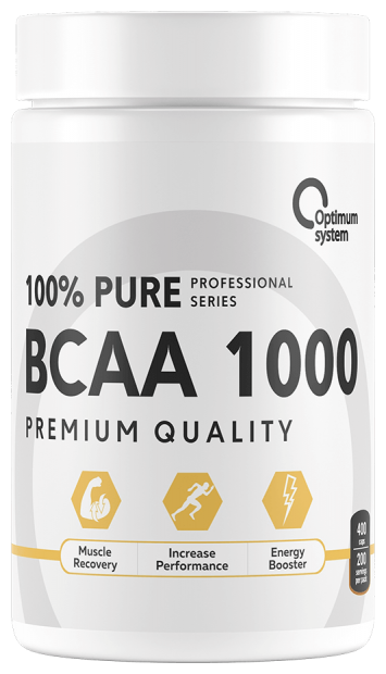 Optimum System BCAA 1000 (400капс)