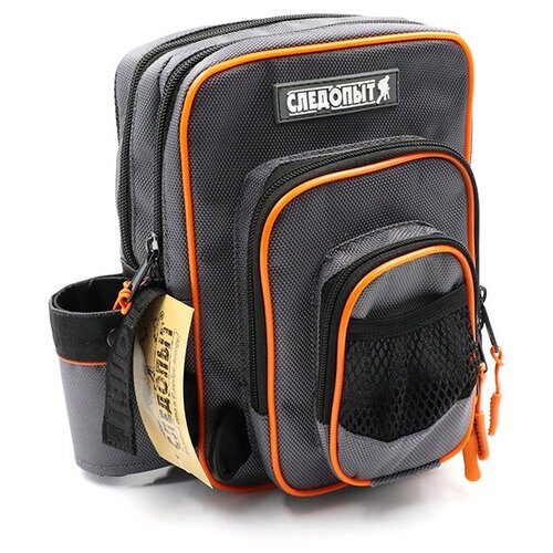 фото Pf-bbk-07 сумка рыболовная "следопыт" street fishing multilock pocket, 16х19х24 см, цв. серый
