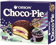 Пирожное Orion Choco Pie черная смородина, 360 г