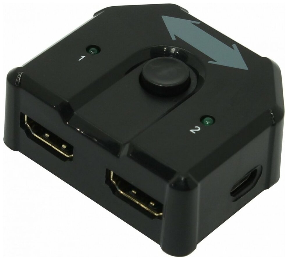 Greenconnect Переключатель HDMI 2.0 2 к 1 Bi-Direction Switch серия Greenline GL-vTC03T Greenconnect Переключатель Greenline HDMI 2.0 2 к 1 Bi-Direction Switch (GL-vTC03T)