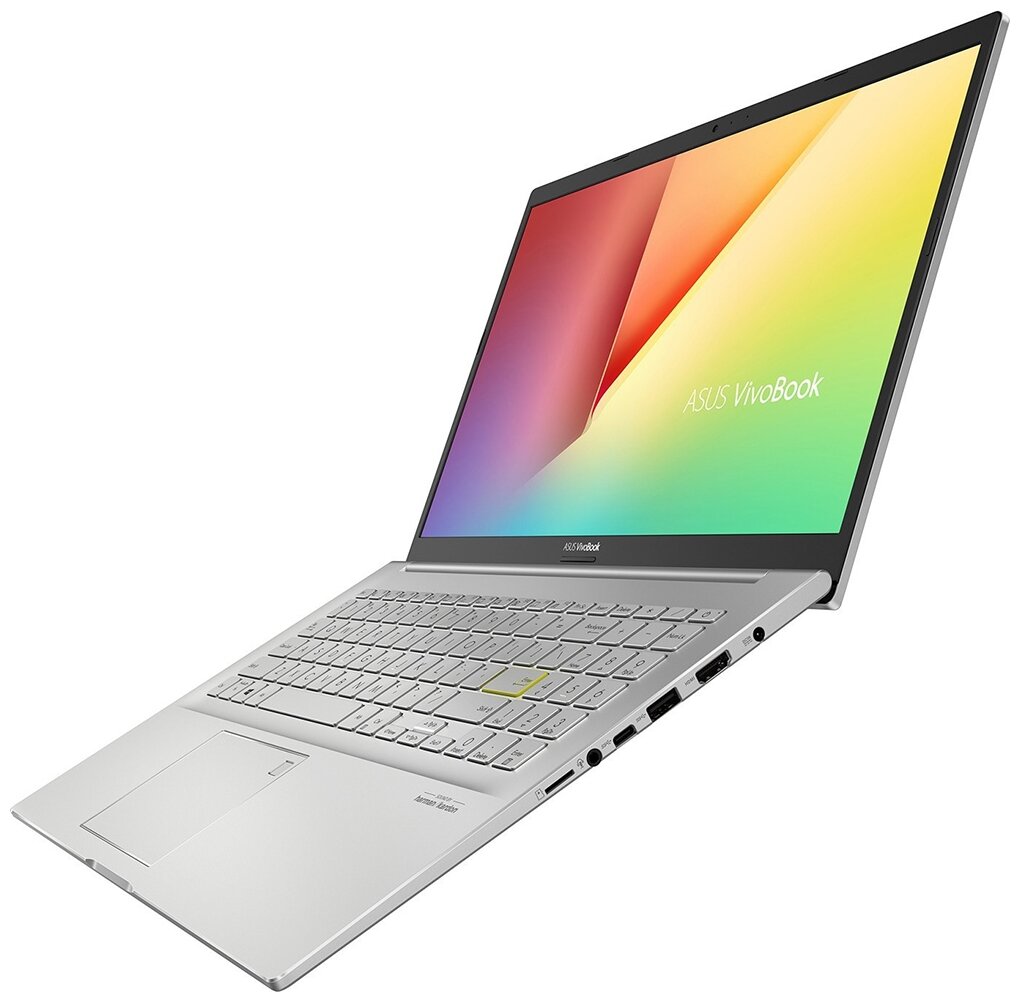 ASUS VivoBook K513EA i5-1135G7 8Gb SSD 256Gb Intel Iris Xe Graphics 156 FHD IPS Cam 42Втч Endless OS Серебристый K513EA-BN2024 90NB0SG2-M36160