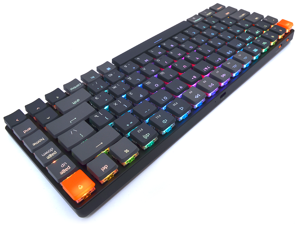 Клавиатура механическая беспроводная Keychron K3, Bluetooth, RGB, Brown Switch, Черный/Серый K3E3 - фото №12