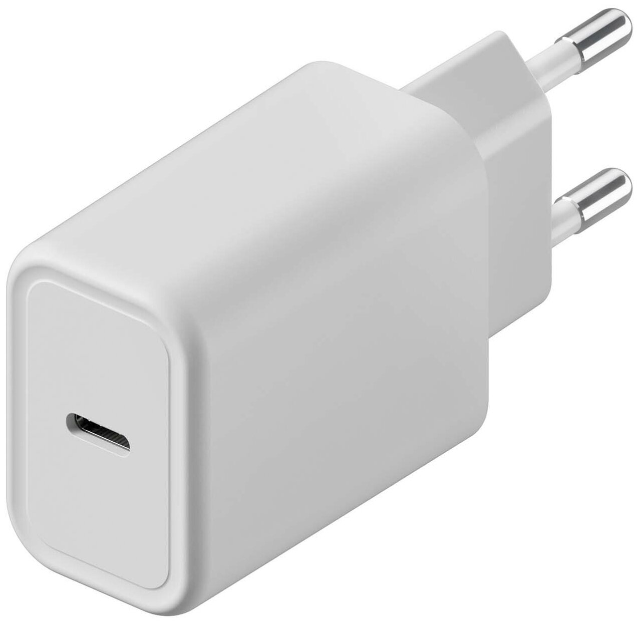Сетевое зарядное устройство Interstep USB type-C, 3A, белый [73876]