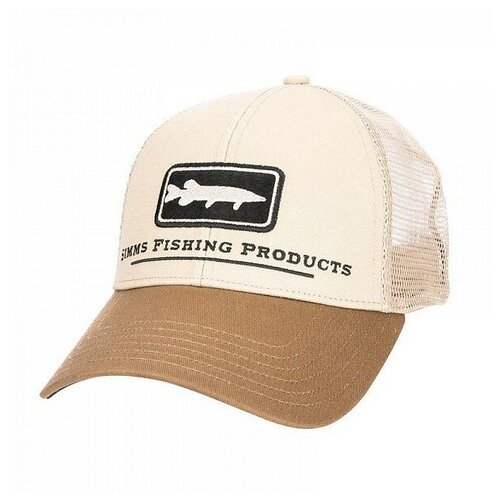 фото Кепка simms musky icon trucker (tan)