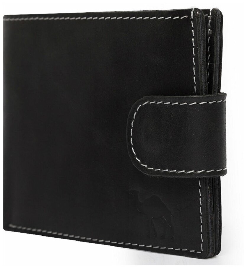 Портмоне FORTE, фактура матовая, черный; матовый — фото 1