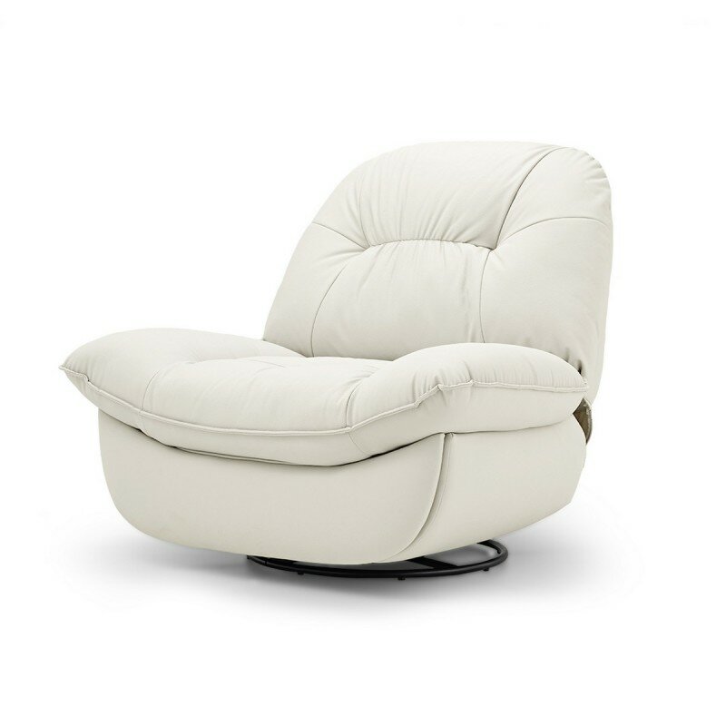 фото Кресло-реклайнер Eureka EEA02 с откидной спинкой и функцией качания, белый