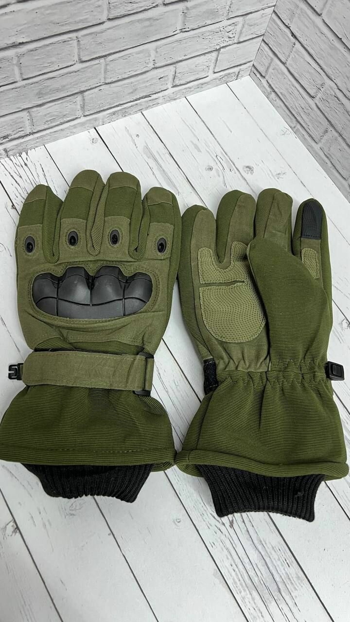 Перчатки  для мужчин, размер OneSize, зеленый — фото 1