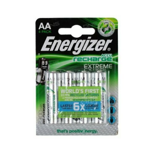 Аккумулятор Energizer AA Extreme NH15/AA 2300 BP4 Pre-Ch (4шт.) ( 7638900416893 )