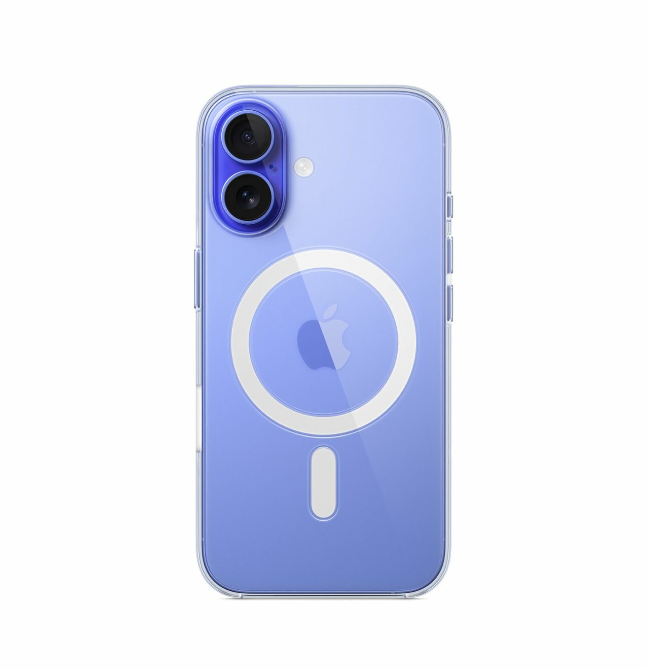Пластиковый прозрачный чехол Clear Case MagSafe for Apple iPhone 16 — фото 1