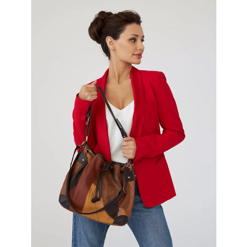 Сумка кросс-боди Мой Мир фактура пэчворк пэчворк 2366₽