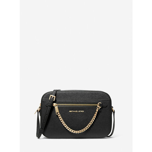 Сумка кросс-боди MICHAEL KORS, фактура зернистая, черный