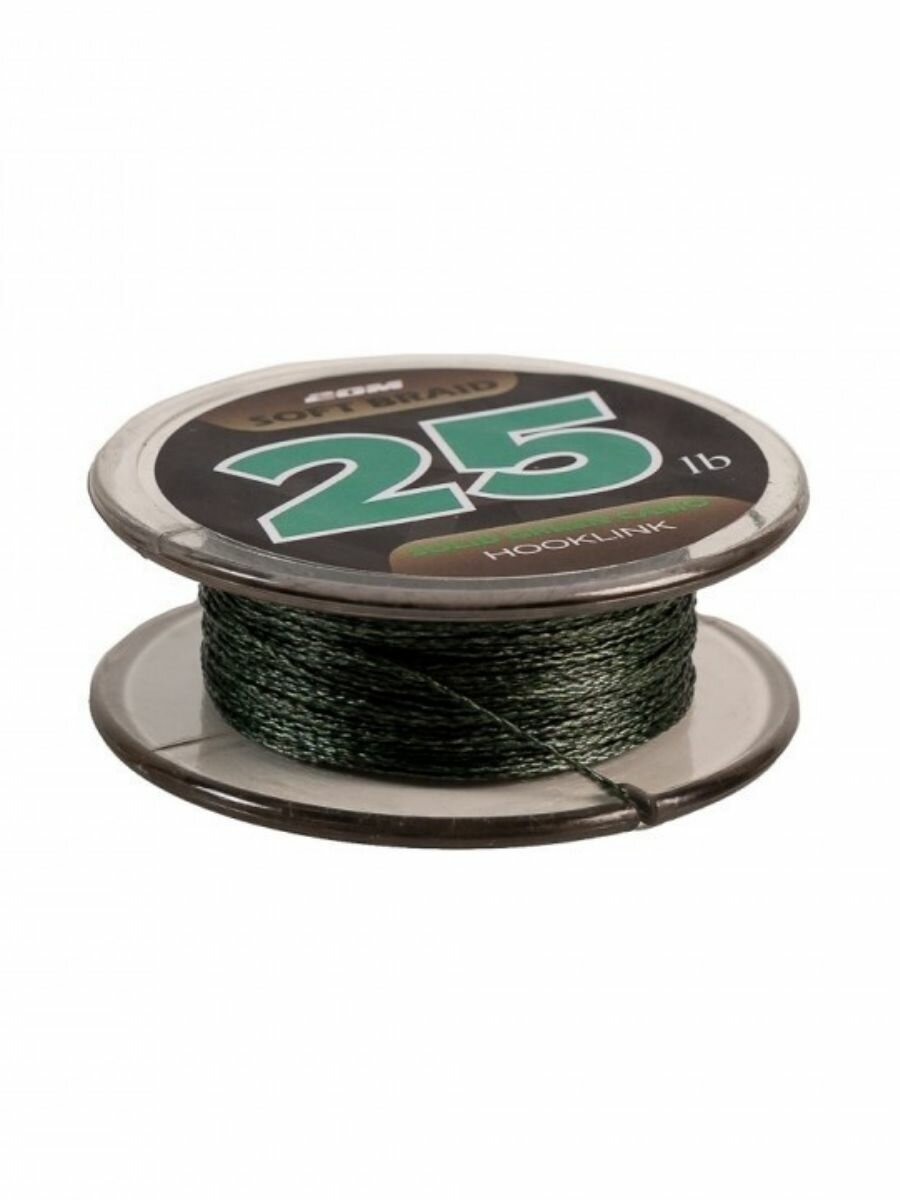Поводковый материал Eastshark мягкий Solid green camo 25 lb 20 m