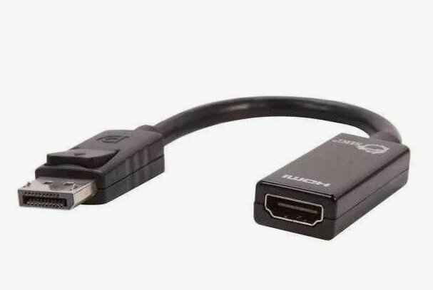 Переходник адаптер HDMI Display port с кабелем 15см — фото 1