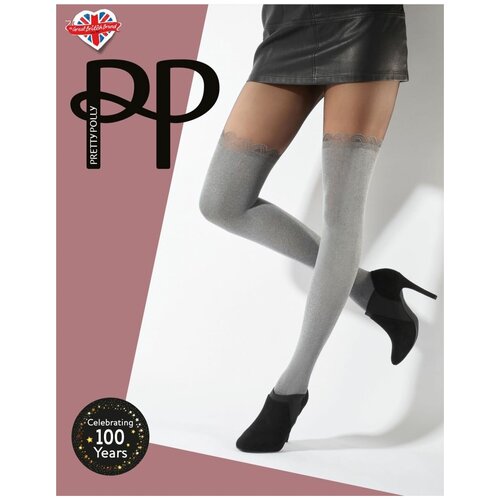 Колготки Pretty Polly, 40 den, размер S-L, серый