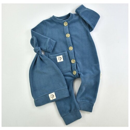 Комбинезон нательный утепленный с шапочкой