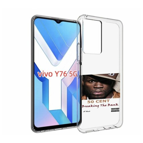 Чехол MyPads 50 Cent - Breaking The Bank для Vivo Y76 5G задняя-панель-накладка-бампер