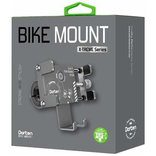 Держатель велосипедный Dorten Bike Mount: X-treme series Black держатель для телефона rokform pro series aluminum bike mount kit черный