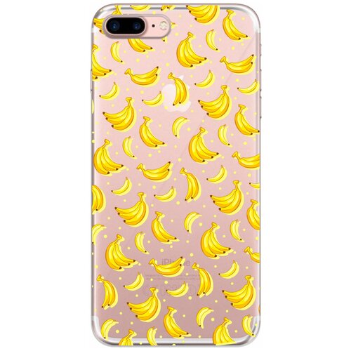 Силиконовый чехол Mcover для Apple iPhone 7 Plus с рисунком Бананы силиконовый чехол mcover для apple iphone 7 plus с рисунком лиса