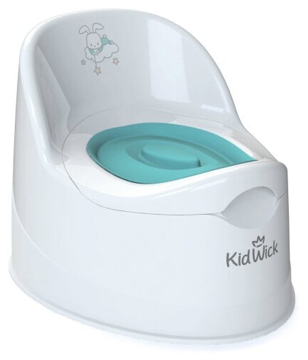Горшок с крышкой Kidwick Гранд белый