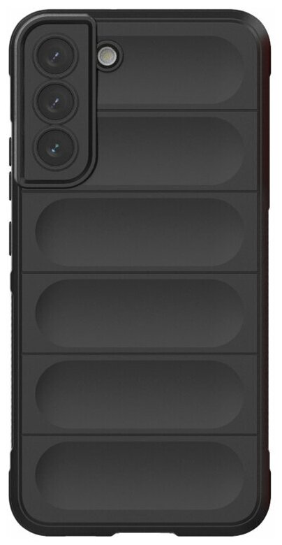 Противоударный чехол Flexible Case для Samsung Galaxy S21 FE черный