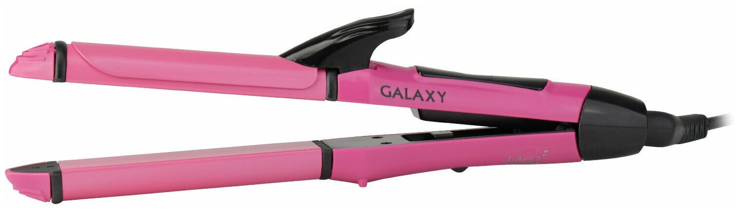 Щипцы - плойка Galaxy GL 4610, розовый - фотография № 1