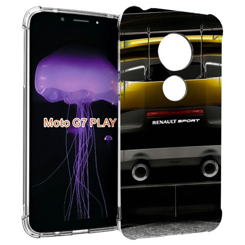 Чехол MyPads renault-рено-3 мужской для Motorola Moto G7 Play задняя-панель-накладка-бампер