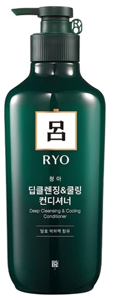 Кондиционер для волос RYO Scalp Deep Cleansing & Cooling Conditioner, 550 мл