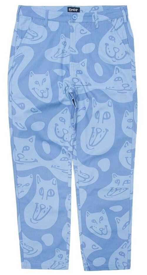 Брюки RIPNDIP Many Faces Cotton Twill Pants Slate / 34