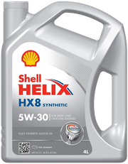 Моторное масло SHELL Helix HX8 Synthetic 5W-30, 4 л, 1 шт.