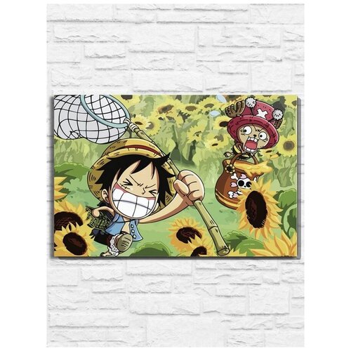 Картина по номерам на холсте аниме One Piece - 11322 Г 60x40