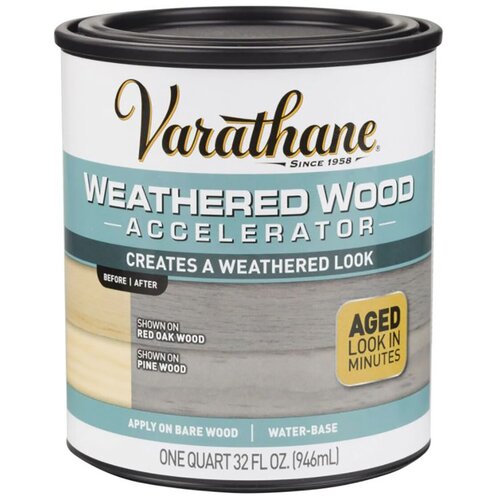 Состав для искусственного состаривания древесины Varathane Weathered Wood Accelerator 0,946 л.