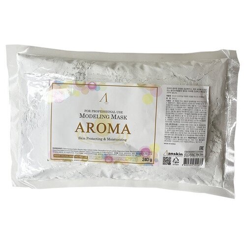 Маска альгинатная антивозрастная питательная Aroma Modeling Mask, ANSKIN 240 г (пакет)