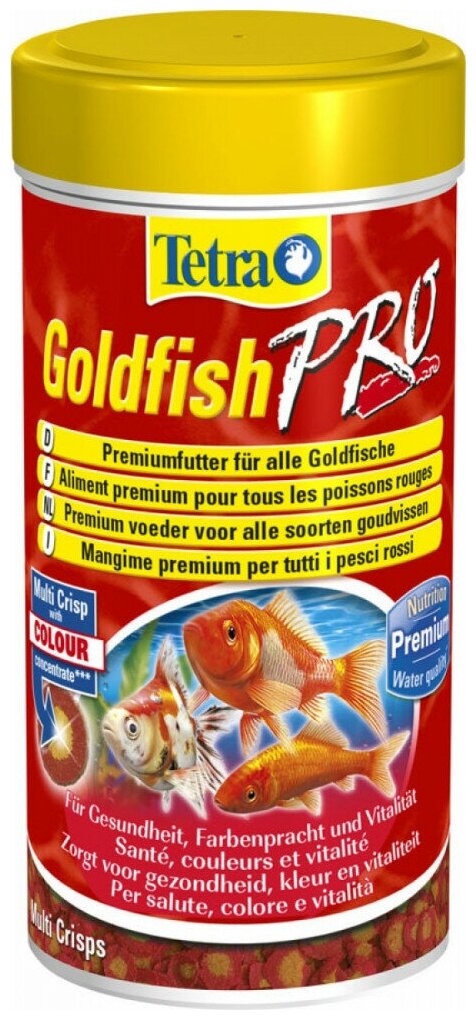 TetraGoldfish Pro корм для золотых рыбок в чипсах 100 мл - фотография № 11