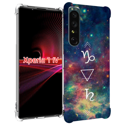 Чехол MyPads знак зодиака козерог 5 для Sony Xperia 1 IV задняя-панель-накладка-бампер