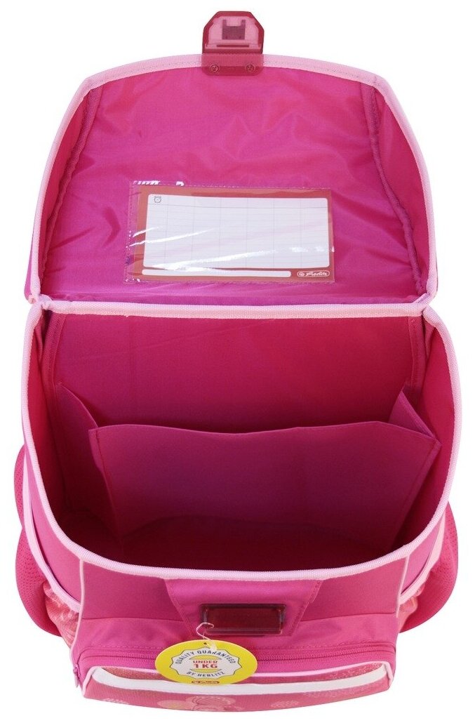 Ранец Herlitz, Loop Spring Horses без наполнения малиновый - фото №5