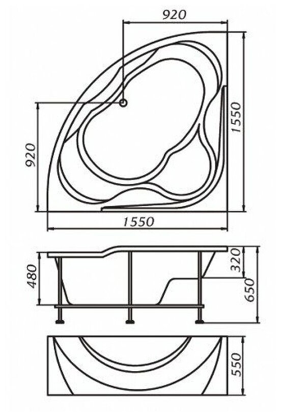 Акриловая ванна Aima Design - фото №10