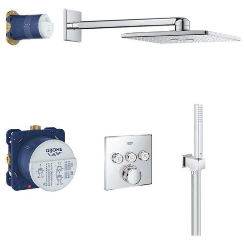 Душевой комплект Grohe Grohtherm SmartControl 34706000 С внутренней частью