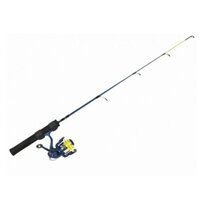 Зимняя удочка с катушкой Rapala и намотанной леской Sufix SquallIce Combo 28"/71cm Medium