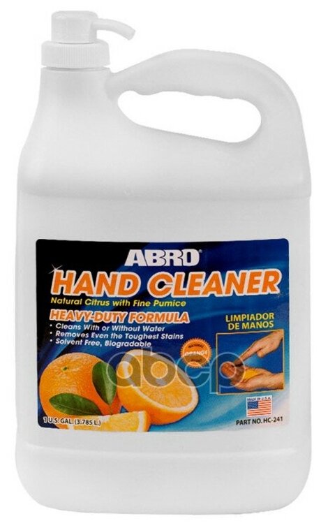 Очиститель для рук (1 галлон)ABRO HC-241 (3,79л)