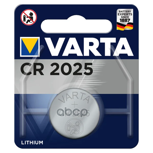 Батарейки Varta CR2025, 3V батарейки gp cr2025 3v литий бл 5шт