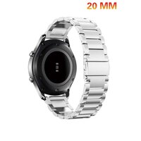 Универсальный ремешок 20 мм для умных часов Samsung, Huawei, Amazfit, Honor/ Блочный браслет