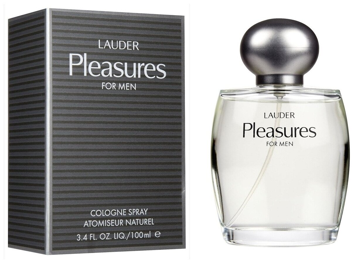 Estee Lauder, Pleasures Men, 100 мл, одеколон мужской